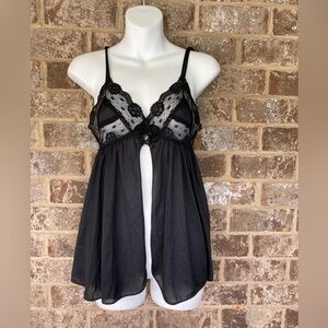 Nighty Vintage 1960’s Nise Stevens Black Sexy Size Small